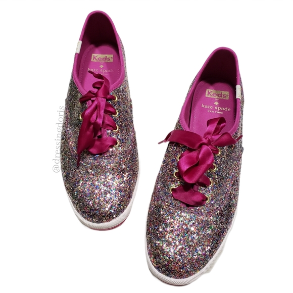 kate spade Shoes - Kate Spade x Keds Glitter Low Top Sneakers